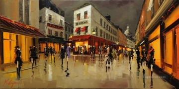 Kal Gajoum Montmarte Reflexiones Parisinas Pinturas al óleo